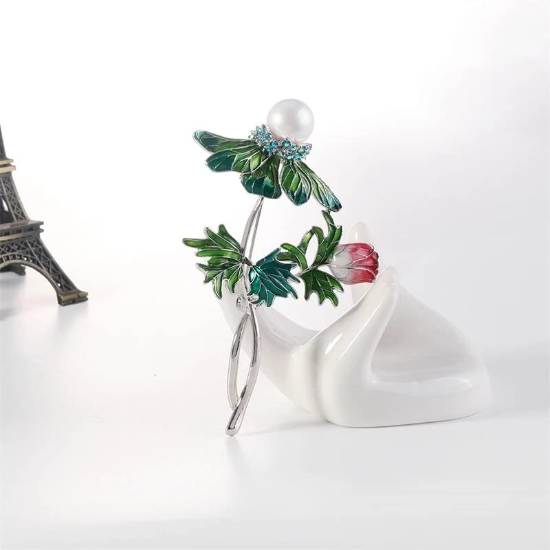 Corsage fleur en alliage et broche délicate au tempérament féminin unique
