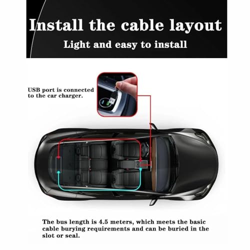 RATSTONE letrero led programable,pantalla led publicidad exterior,Pantalla flexible LED programable,92 mm x 374 mm,Luz ojo de diablo para coches y camiones,Con control por app y mando a distancia - imagen 5