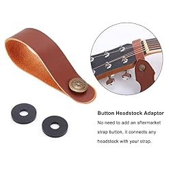 GORGECRAFT Sangle de Guitare Réglable avec Boucle de Sangle en Silicone, Médiators en Plastique et Bouton de Sangle pour… - Les Beatles, Paul McCartney, John Lennon, RIngo Starr, George Harrison GORGECRAFT Sangle de Guitare Réglable avec Boucle de Sangle en Silicone, Médiators en Plastique et Bouton de Sangle pour… – Image 4