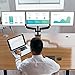 MOUNT PRO Triple Monitor Mount, 3 Monitor Desk Arm fits Three Max 27