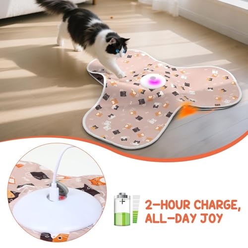 Jouet interactif pour chat contre l'ennui : la solution rechargeable et silencieuse - 8
