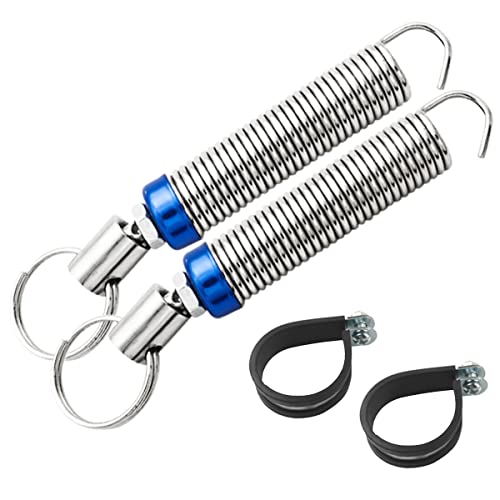 EUWBSSR 2 peças de tampa de bota de carro ajustável para porta-malas de metal com mola para elevação