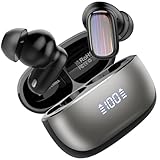 Conyat AI Auriculares Traductor de Idiomas, Auriculares traductores en Tiempo Real En 164 Idiomas con App y ENC Mic, Negro Puro
