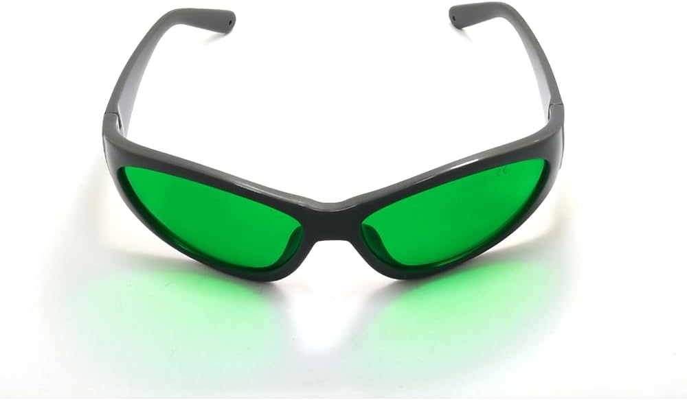 620-700nm (High protection) 635nm, 650nm, 694nm 620-700nm O.D 6+ 55＃ Red Laser Protective Glasses Red Lasers Ruby Laser Protection