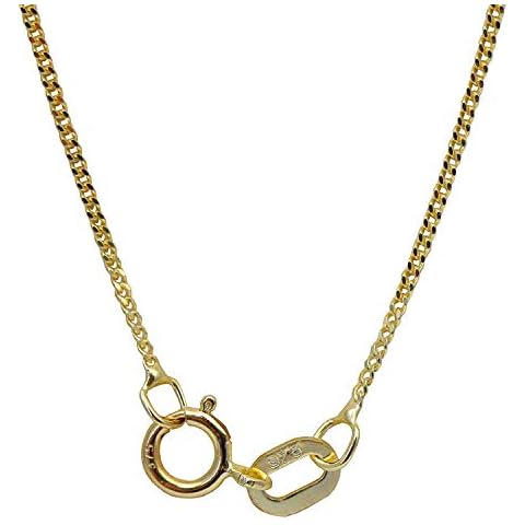 BJC® Solid 9ct Yellow gold Pendant chain/necklace 20 inches long 50cm 1.0grams Cover