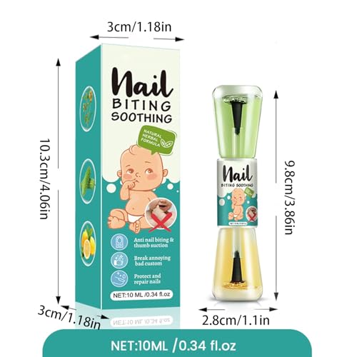 Água amarga para unhas, esmalte para parar de roer unhas,10ml líquido anti-mordida para unhas com sa