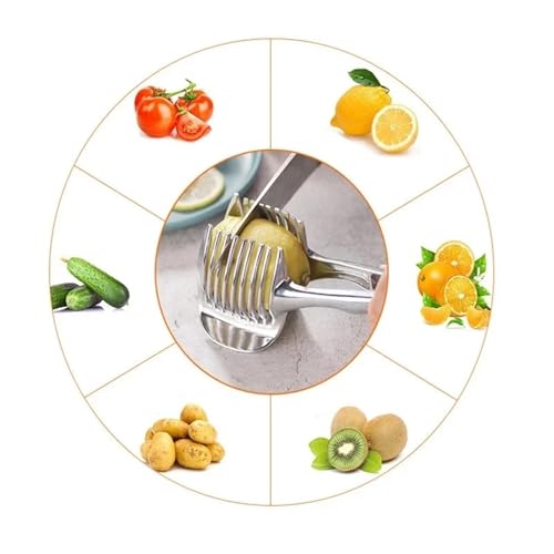 Herramienta auxiliar de corte para frutas y verduras de acero inoxidable miniatura 4