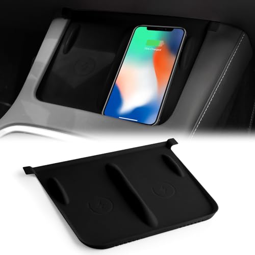 Tapis de chargement sans fil en silicone haut de gamme pour Tesla