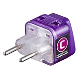 サンワサプライ 海外電源変換アダプタ エレプラグW-C(ヨーロッパ全域) TR-AD14