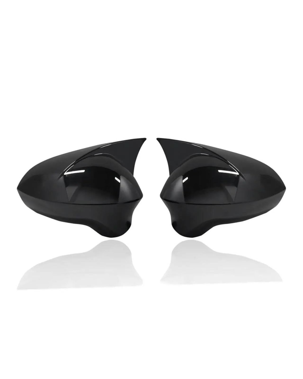NLTNJI Side Wing Mirror Cover For Seat 2009-2012 Ibiza 2008-2017 Car Rearview Mirror Cover Wing Mirror Covers(Gloss Black)
