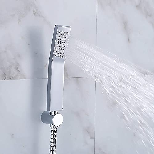 Système de douche en laiton mitigeur de bain mural chrome CHEWYNP complet