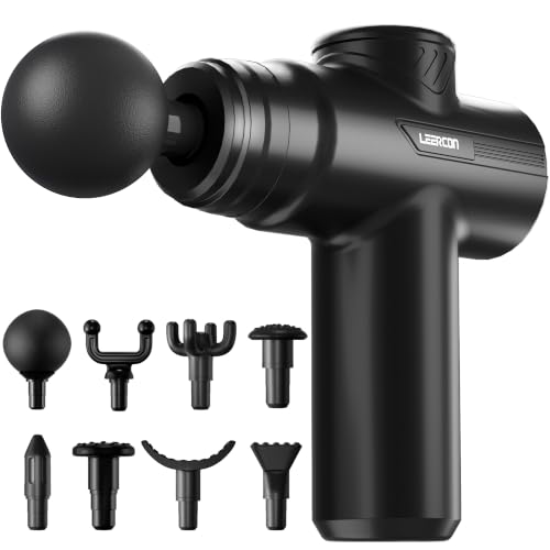 Image of LEERCON Massage Gun Deep Tissue, Mini Muscle Massager Gun for Pain Relief