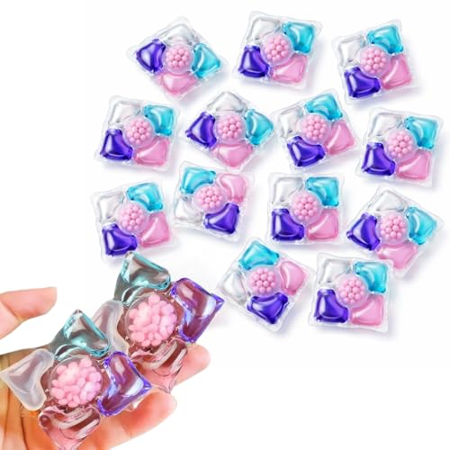 Image of Wazdorf 5-in-1 Dissolvable Magic Laundry Pods | Tough Stain Fighter for Top & Front Load Machines | Floral Aroma | Eco-Friendly | 1 Pod = 1 Wash for 5-7kg Loads (30 Pods)