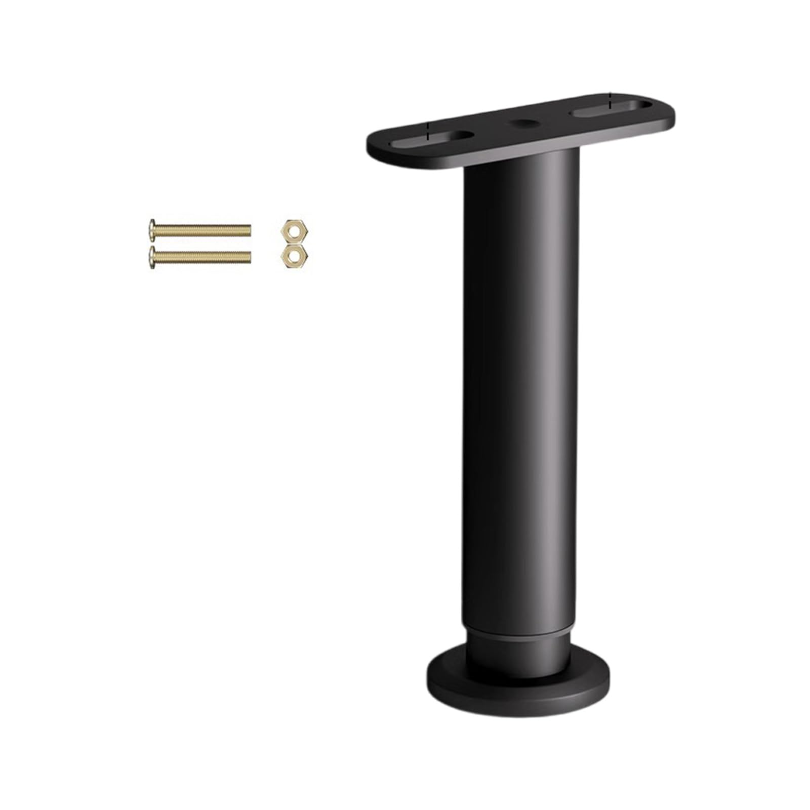 Height Column Brackets Strong Steel Base Furniture Leveling for Furniture Leveling and Stability Steel Adjustable Legs