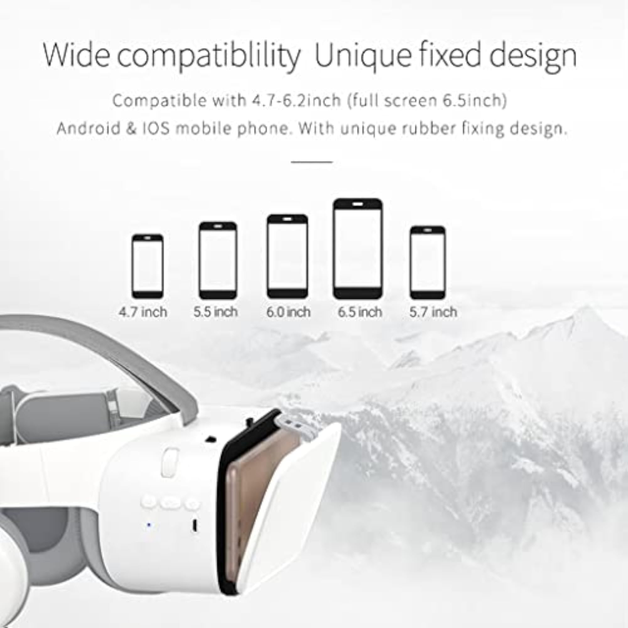 3D VR Glasses for Android Smart Phone, Wireless Version