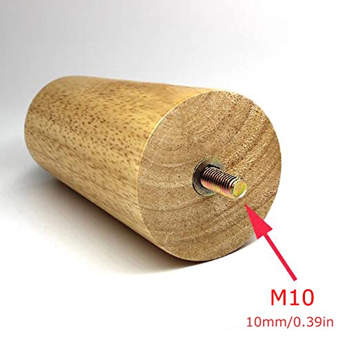 Patas cónicas para mesa de centro fabricadas en madera de roble de alta densidad 4