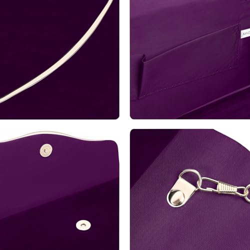 Image of Clutch Purses for Women Evening Bag Faux Suede Formal Party Wedding Cocktail Prom