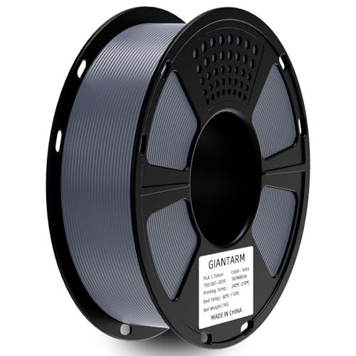 Image of GAINTARM ASA Filament 1.75mm,Premium Weather & UV Resistant Grey 3D Printer Filament,Ideal for Outdoor Functional Parts,Dimensional Accuracy + /- 0.02mm,1kg Spool (2.2lbs)
