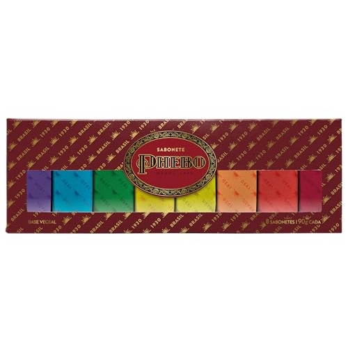 Phebo Caixa de Sabonetes, Vinho, 90g, 8 unidades