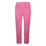 QHDDP 3/4 Hose Damen Herbst Und Winter Jeans Batik Hose Hose Für Gipsbein Softair Hose Seriöse Jogginghosen Jogginghosen Anzug Teenager Mädchen Heißes Rosa 4XL