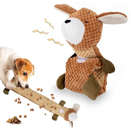 Intelligenzspielzeug für Hunde,Schnüffelspielzeug Hund,Hundespielzeug Schnupftabak,Hundespielzeug Quietschend,für Welpen Mittelgroße Hunde,für Stressabbau Langeweile,Nahrungsinstinkttraining