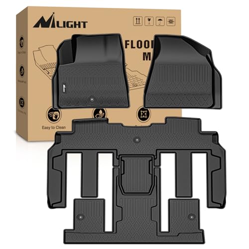 Image of Nilight Floor Mats for Chevy Traverse 2009-2017|2008-2017 Buick Enclave