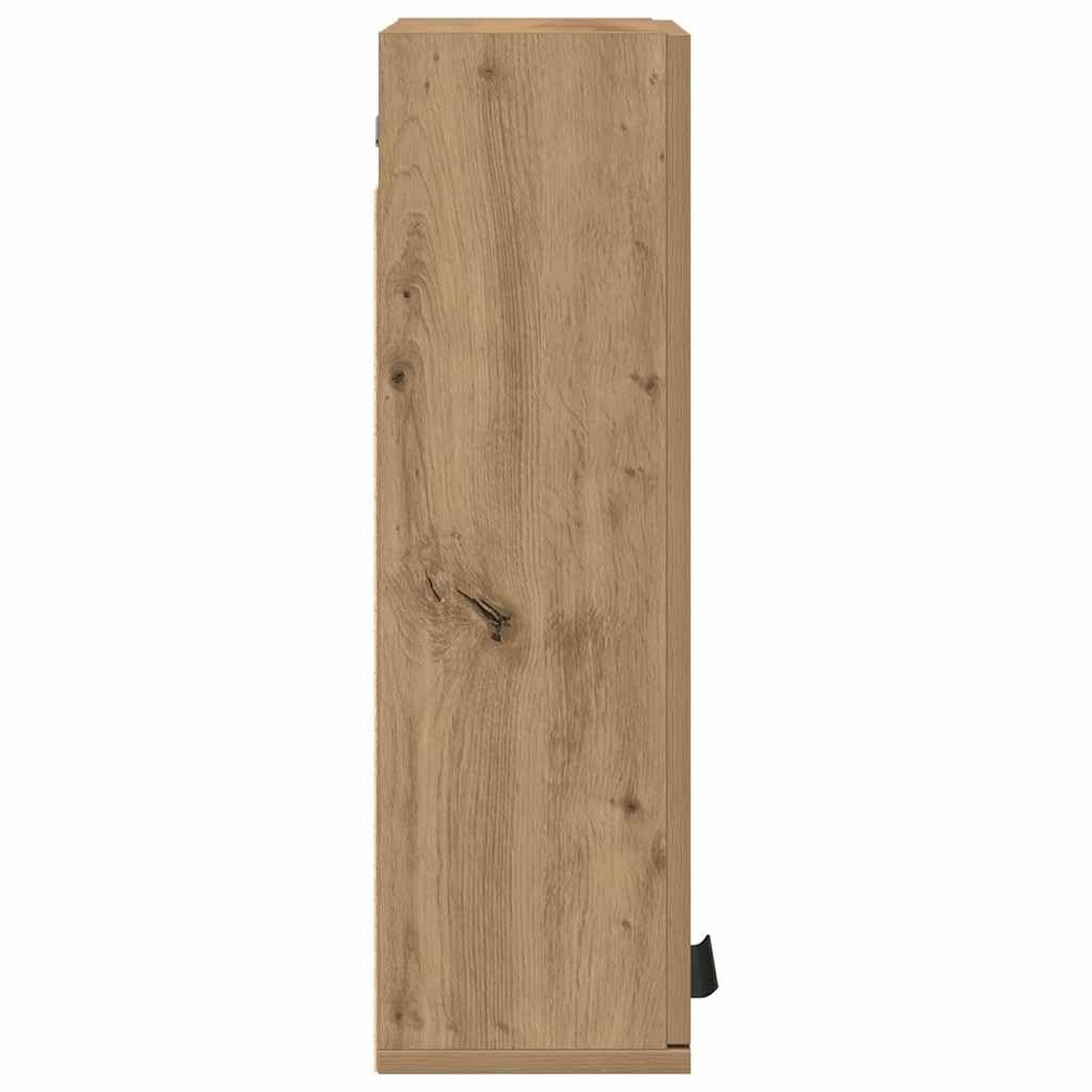 Armadietto da bagno sospeso in rovere Artisan, 32 x 20 x 67 cm, in
