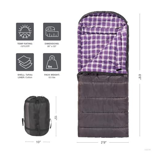 Image of Teton Celsius Regular, 25F, 20F, 0F Degree Sleeping Bags, All Weather Bag for Adults and Kids, Camping Made Easy and Warm, Travel Sack Included
