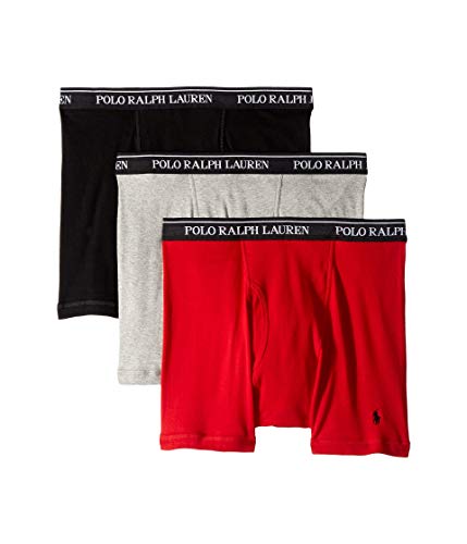 POLO RALPH LAUREN Men's Classic Fit w/Wicking 3-Pack Boxer Briefs