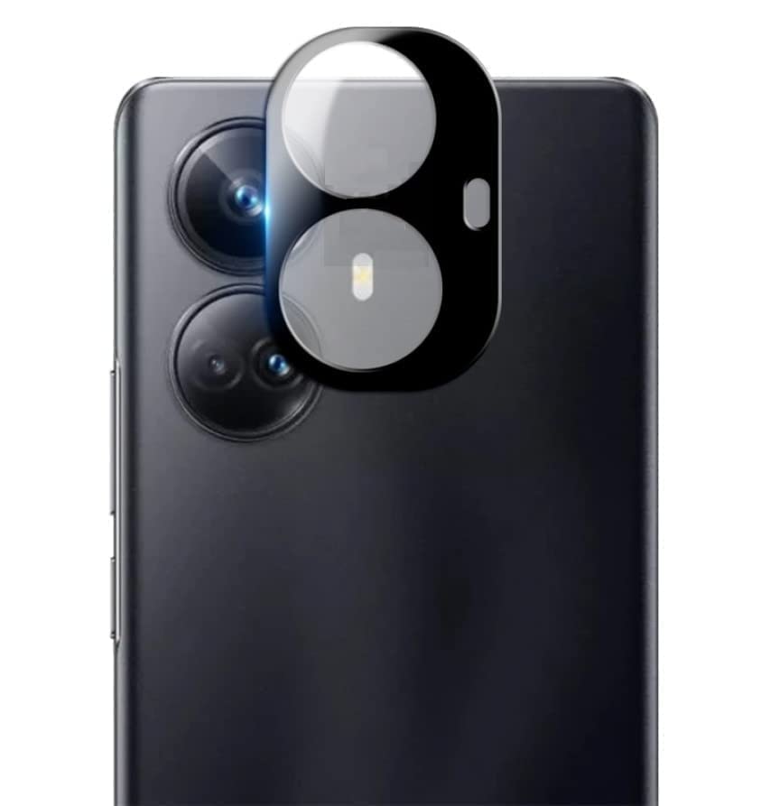ZARALA Camera Lens Protector Tempered Glass Compatible with Smooth Finish HD Clear Camera Glass Protector Camera Lens Screen Protector (Realme 10 Pro Plus, Back Camera Lens Protector)