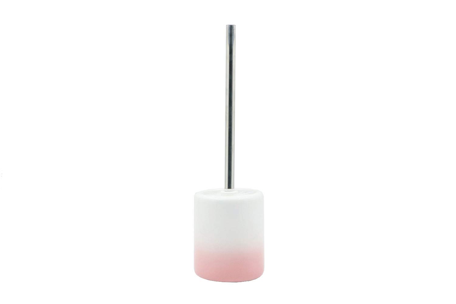BM 4064 Set di Accessori da Bagno in Ceramica Sfumatura Bianco Anguria, Set Accessori Bagno Completo 4 Pezzi, Dispenser, Portaspazzolino, Portasaponetta, Portascopino
