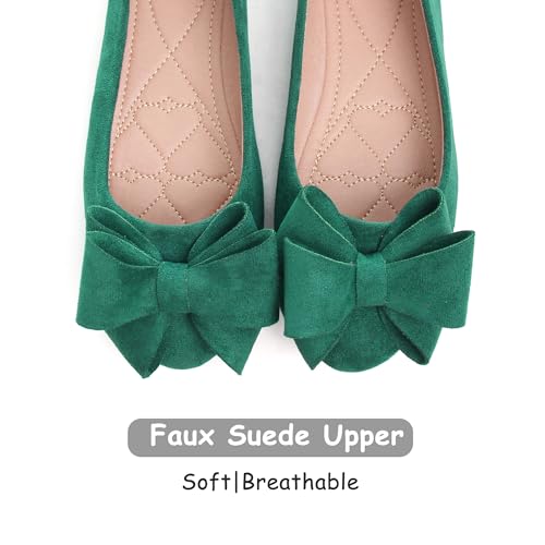 Image of Dear Time Women's Ballet Flats Dress Ballet Shoes Slip on for Office Work Comfortable Shoes