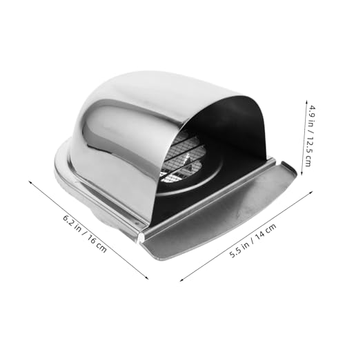 Couvercle ventilation rond acier inoxydable durable antipluie
