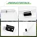 KUAFU Clear Windshield Compatible with 2000.5 - UP Golf Cart Club Car DS Fold Down