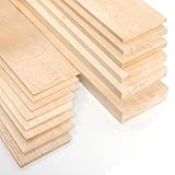 chapa madera 1 mm  Plancha de Madera de Balsa de 10x100 cm (unidad) (1 mm)