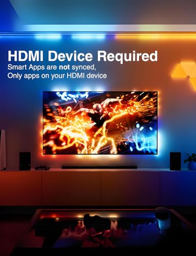 Image of APEX LIGHT Apex Hdmi Sync Tv Led Backlight for All Tv Sizes (Upto 90 Inches), Multicolor