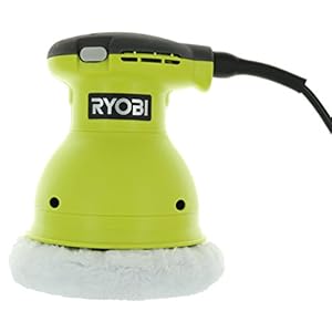 Ryobi RB61G, 15,2 cm (6 inch), met 120 volt wisselstroomkabel, 5 A, 4800 OPM met wervelvrije orbitale polijstmachine