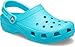 Crocs unisex adult Men's and Women's Classic (Retired Colors) Clog, Digital Aqua, 8 Women 6 Men US