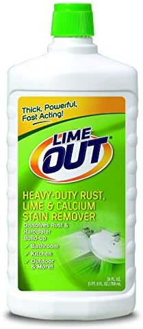 Summit Brands OUT-AO06N-1/PACK Lime Out Heavy-Duty Rust, Lime & Calcium Stain Remover, Multi Purpose Cleaner, 24 Ounce, 1 Pack, White, 24 Fl Oz
