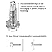 Garage Door Hinge & Bracket Screws - #14 x 3/4