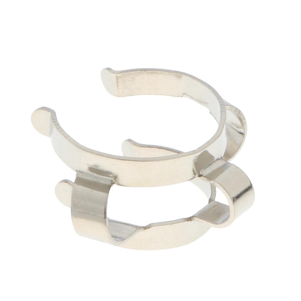 Adoorniequea Stainless Steel Test Tube Clamp Keck Clips Ground Joints Lab Equipment 19Mm