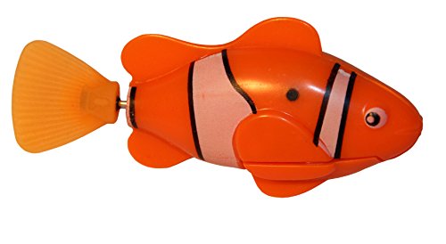Preisvergleich Produktbild rukauf Robo-Fisch Clownfisch Orange mit lebensechten Schwimm-Bewegungen