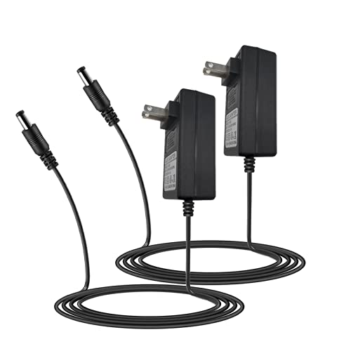 image for HZHFCB 2 Pack 24V 2A 48W Power Supply Adapter 100~240V AC to DC 24Volt