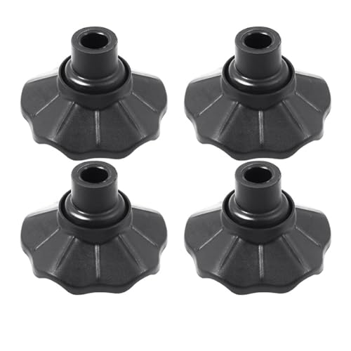 worien 4 StüCk Campinghocker-Beinkappe, rutschfeste Outdoor-Stuhl-FußAbdeckung, Verstellbares Angelstuhl-ZubehöR, 16 Mm