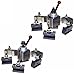 Phase II 251-111 100WST 6 Pc Wedge Q/C Tool Post Set-Lathe Swing 9"-12"