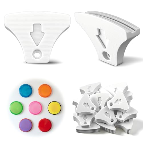 Support mural disque de golf blanc lot de 20 pour driver mid-range et putter
