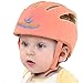IULONEE bébé casque de protection pour enfant Chapeau infantile Tête de protection Chapeau de coton pour enfant réglable casque de sécurité Orange
