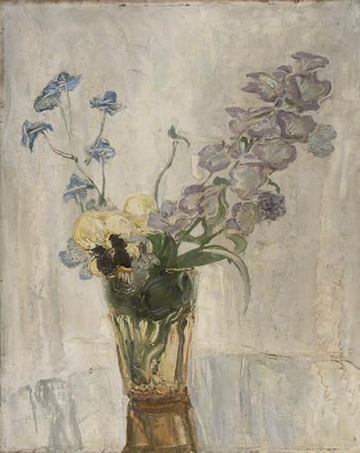 Cuadro lienzo Fiori in un vaso di William (60x90cm) para decoración de sala de estar