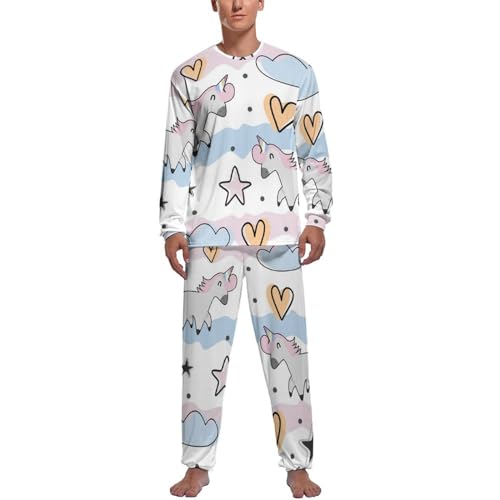 Vêtements de nuit homme licorne mignonne pour un cadeau original