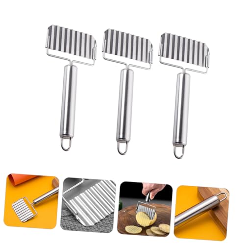 Set Cuchillos Papa Ondulados 3 Piezas Acero Inox miniatura 4